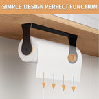 Paper Towel Holder Under Cabinet, Stainless Steel, Wall Mount - Image 2