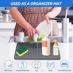 Dish Drying Mat for Kitchen Counter, - Image 5