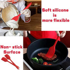 8 Pieces Silicone Spatulas, 8.3 inch Small Spatulas Non-stick Heat-Resistant - Image 8