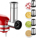 Stainless Steel Cheese Grater Attachment by Domorewithyourmixer