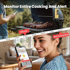 BBQOVN WiFi Sub-1G Wireless Meat Thermometer Unlimited Range 7 NIST Certified - Image 5
