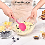 Heat Resistant Silicone Spoon Spatula: U-Taste 600ºF High Heat Flexible 11.38in - Image 5