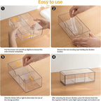 PAVSTINE Medicine Cabinet Organizer 3 Pack, Plastic Stackable Storage - Image 7
