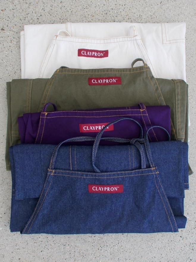 BLUE DENIM, the original split overlapped apron - Image 2