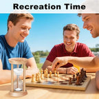 3 Minute Sand Timer Hourglass, 3 Min Wooden Sand Clock, Three Minute Wood Hour - Image 6