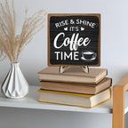 Coffee Bar Decor Sign, Coffee Bar Accessories, Funny Coffee Bar Desk Decor - Image 3