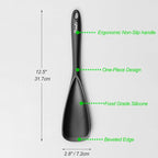Silicone Spatula Spoon, Seamless Design, Safe - Image 2