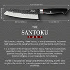 Huusk Santoku Japanese Chef Knife - Image 7