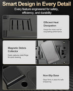 Electric Knife Sharpener for Kitchen – Professional 2-Stage 100% Diamond System - Image 7