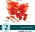 Rachael Ray Pantryware Mixing Bowl Measuring Cup and Utensil Set, 10 Piece - Image 6