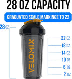 VELOMIX -2 Pack- 28 oz Protein Shaker Bottles - Image 4
