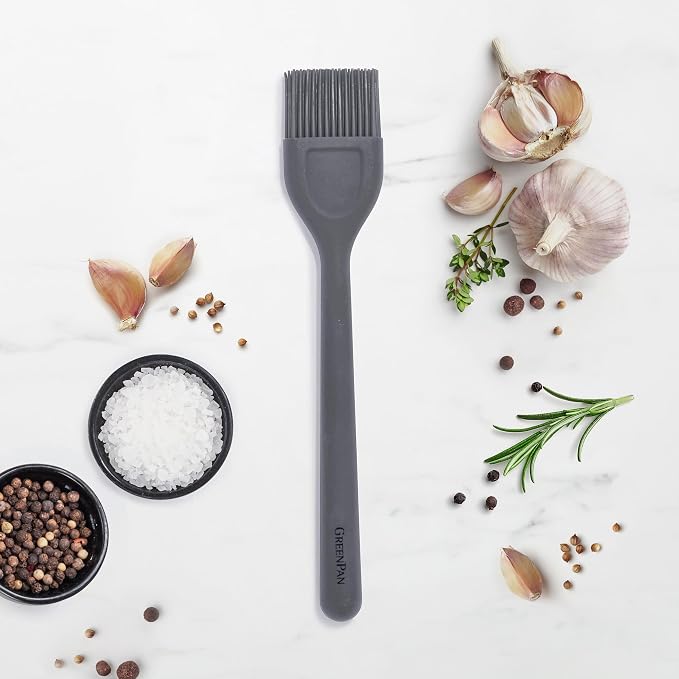 GreenPan Silicone Basting Brush, Cooking Kitchen Utensil, Sauce Marinades BBQ - Image 2