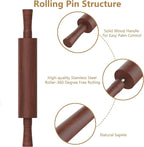 Classic Wooden Rolling Pin - Image 4