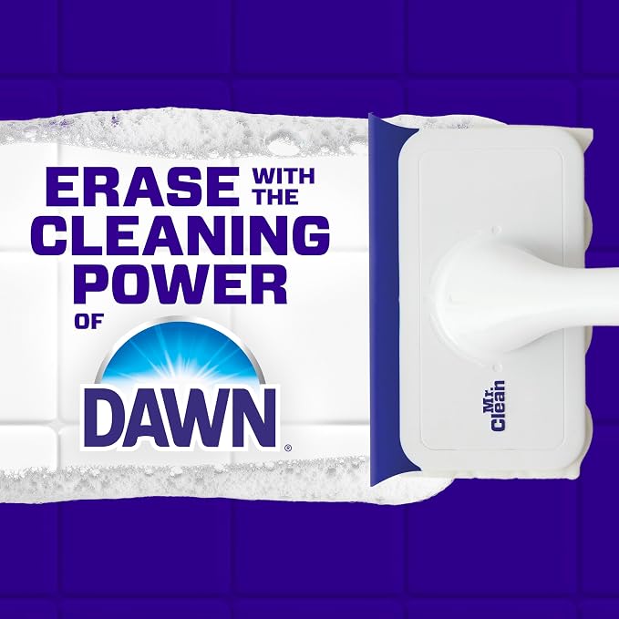 Mr. Clean Magic Eraser Shower & Tub Scrubber, Bathroom Cleaner, All in One - Image 5