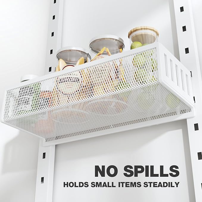 Pantry Door Organizers and Storage, 8-Tier Large Metal Heavy-Duty Frame Over - Image 3