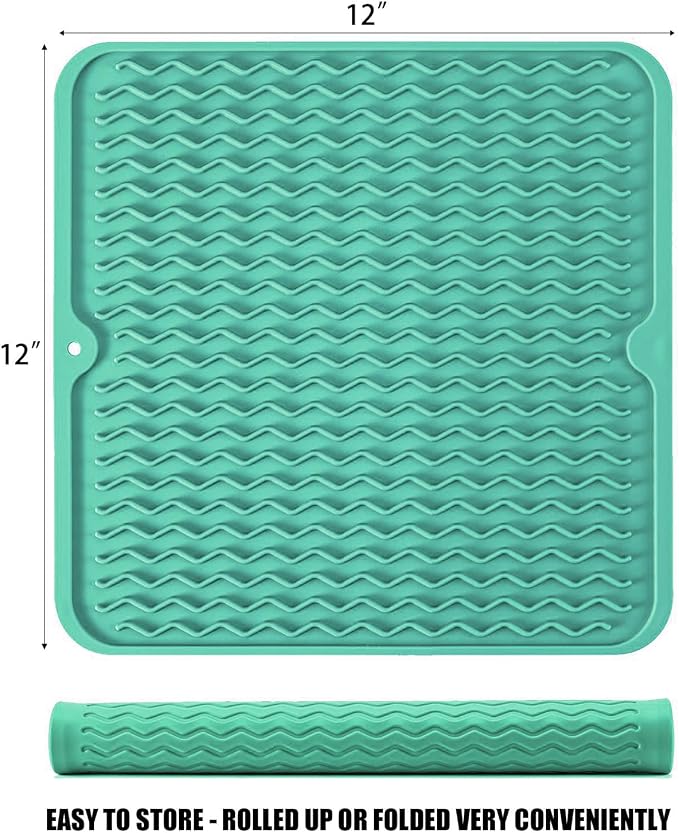 Silicone Dish Drying Mat for Multiple Usage, Easy clean, Eco-friendly, - Image 2