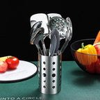 Stainless Steel Cooking Utensils Set, Berglander 13 Pieces Kitchen Utensils Set - Image 2