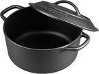 Pre-Seasoned Cast Iron Dutch Oven Pot - Image 3