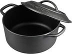 EDGING CASTING Pre-Seasoned Cast Iron Dutch Oven Pot - Image 2