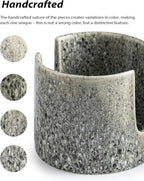 Zoeeker Kitchen Sponge Holder, Ceramic Dish Sponge Holder Scrubby Daddy - Image 5