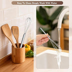 10 Inch Mini Whisk, 304 Anti-Rust Stainless Steel Small Whisks - Image 7