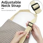 NLUS 2 Pack Kitchen Cooking Aprons, Adjustable Bib Waterproof Chef Apron - Image 5