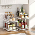 Delamu 2-Tier Multi-Purpose Bathroom Under Sink Organizers and Storage - Image 7