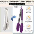 Kitchen Tongs, Stainless Steel Cooking Tongs - Image 8
