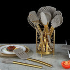 Gold Kitchen Utensils Set, Berglander 38 Pieces Non-stick Silicone Cooking - Image 8