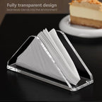 Acrylic Standing Triangle Paper Napkin Holder - Image 6