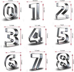 Number Cookie Cutter Tool Set, Birthday Party Decorations - Image 2