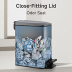 TIPGO Slim Bathroom Trash Can - Image 7