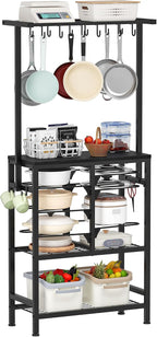 CHOEZON Pots and Pans Organizer Rack, Kitchen Bakers Rack, Kitchen Island Table - Image 9