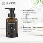 Luxspire Foaming Soap Dispenser, Glass Foam Pump Soap Dispenser, Non-Slip Hand - Image 3