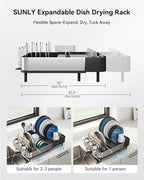 SUNLY Expandable Dish Drying Rack, Versatile Brackets - Image 6