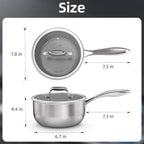 COOKER KING 3 Quart Stainless Steel Saucepan - Image 7