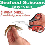 Heavy Duty Poultry Shears Seafood Scissors 2pcs set, Kitchen Shears - Image 6