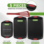 5-Piece Nonstick Baking Pans Set - Image 2