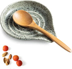 LAUCHUH Spoon Rest for Stove Top, 5 inch Large Ceramic Spoon Holder for Kitchen by LAUCHUH