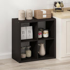 Furinno HERMITE Kitchen Island, 4-Cube Coffee Bar, Extra Thick Kitchen Storage - Image 2