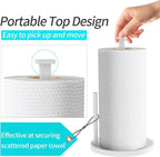 Paper Towel Holder Countertop, Standing Paper Roll Holder - Image 2