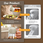 SWEET VIEW Oil Sprayer for Cooking, 16oz/470ml Glass Oil Dispenser/Pour Bottle - Image 6