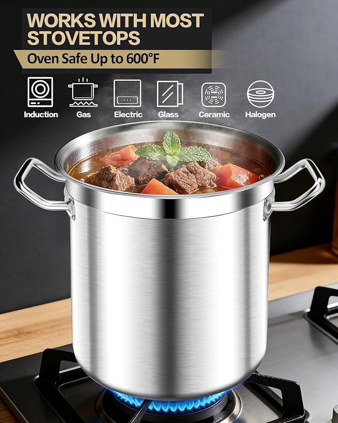 STOCKPOT Commercial Grade Large Stock Pots - Image 3