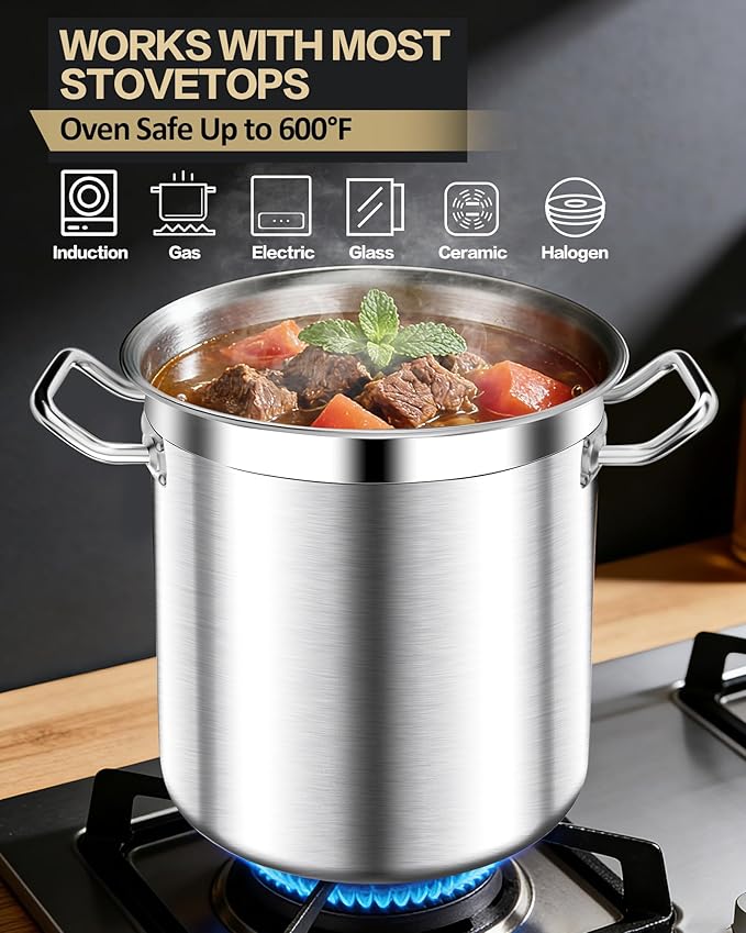 STOCKPOT Stainless Steel Stock Pot - Image 6