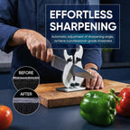 VQ-5 Professional Knife Sharpener | 3-Action Streamlined Guitar Design - Image 2