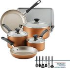 Farberware Cookstart DiamondMax Nonstick Cookware/Pots and Pans Set, Dishwasher - Image 3