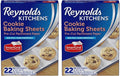 Reynolds Kitchens Cookie Baking Sheets, Pre-Cut Baking Parchment Paper Sheets by ReynoldsConsumerProducts