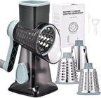 Rotary Cheese Grater with Handle Kitchen Shredder Slicer Grater Slicer Ice by Ziweaye