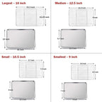 P&P CHEF 16 + 12.5 + 10.4 + 9 Inch Baking Sheet and Rack Set, Oven & Dishwasher - Image 7