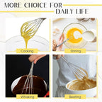Baderke 10 Pcs Mini Whisk Bulk Small Whisks - Image 4